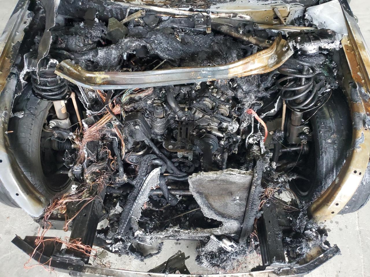 2020 Ford Explorer VIN 1FM5K8GC2LGA35452 Copart auction photo, burn - engine damage thumbnail 12