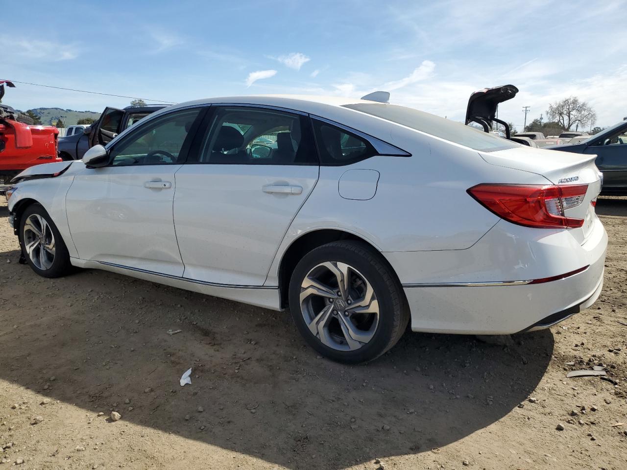 2019 Honda Accord VIN 1HGCV1F55KA114632 Copart auction photo, front end / side damage thumbnail 2