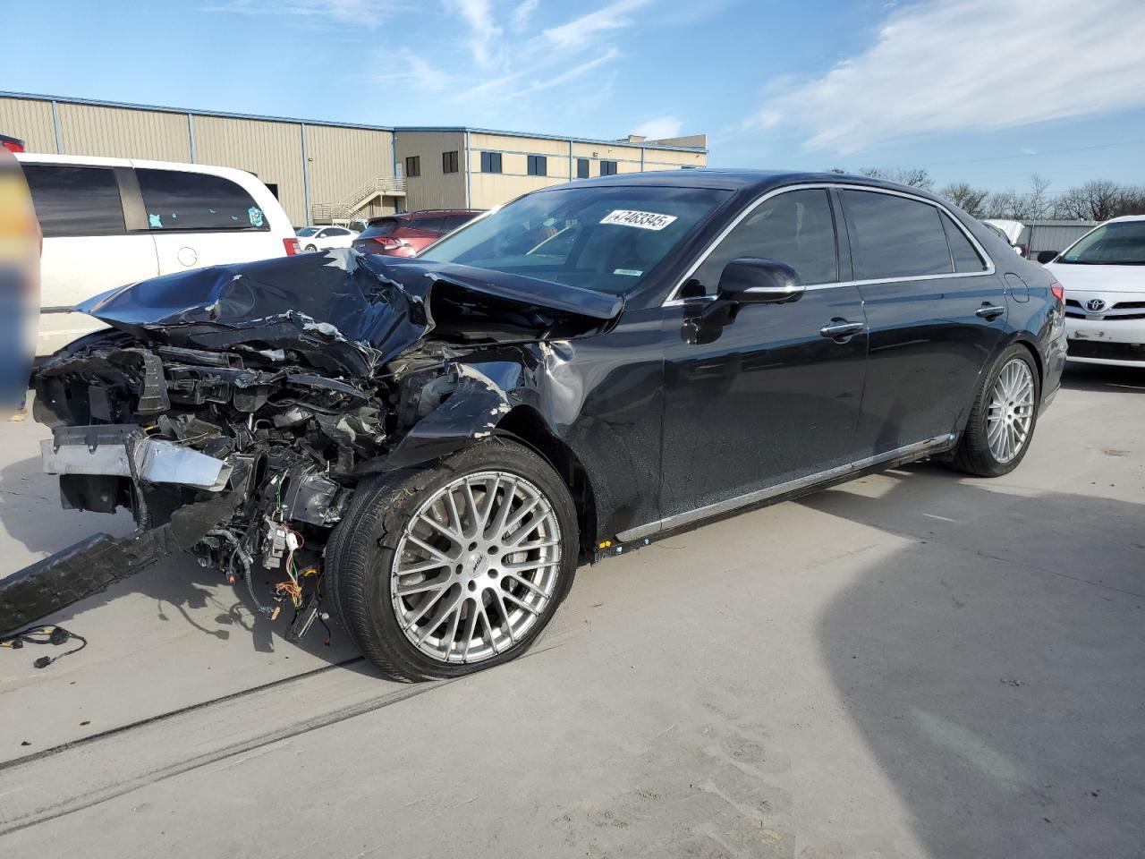 2019 Genesis G90 VIN KMTF54JH2KU064089 - Copart auction photo