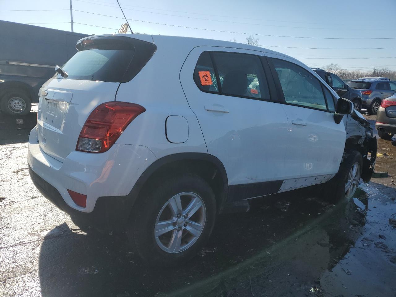 2017 Chevrolet Trax VIN KL7CJNSB7HB173758 Copart auction photo, all over damage thumbnail 3
