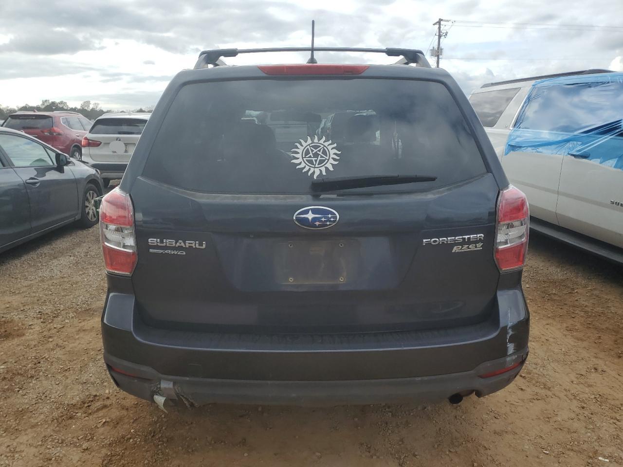 2014 Subaru Forester VIN JF2SJACC6EG452021 Copart auction photo, side damage thumbnail 6