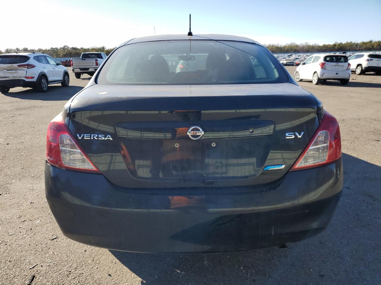2012 Nissan Versa VIN 3N1CN7AP0CL873776 Copart auction photo, front end / minor dent/scratches damage thumbnail 6