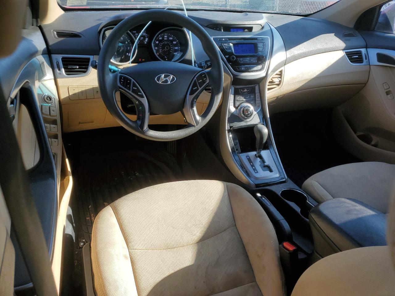 2013 Hyundai Elantra VIN 5NPDH4AE6DH246247 Copart auction photo, front end / minor dent/scratches damage thumbnail 8