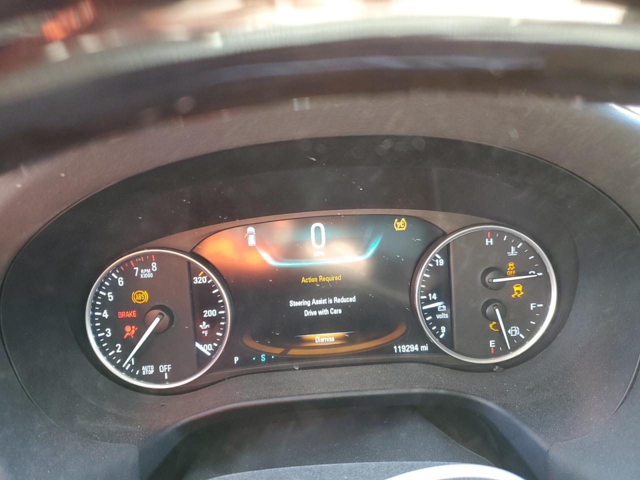 2019 Buick Enclave VIN 5GAERDKW6KJ134028 Copart auction photo, side / front end damage thumbnail 9