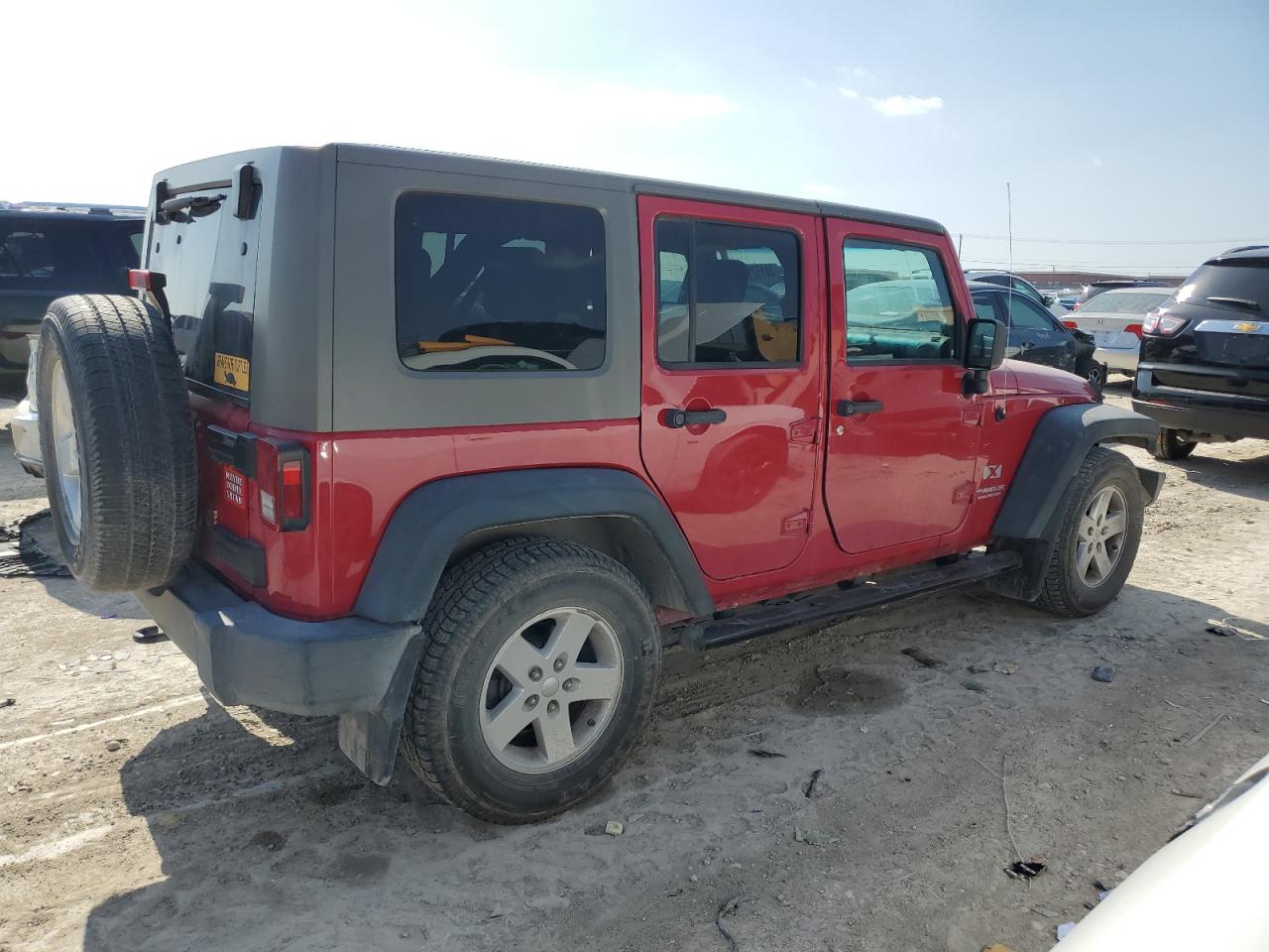 2008 Jeep Wrangler VIN 1J4GB39168L649201 Copart auction photo, undercarriage / minor dent/scratches damage thumbnail 3