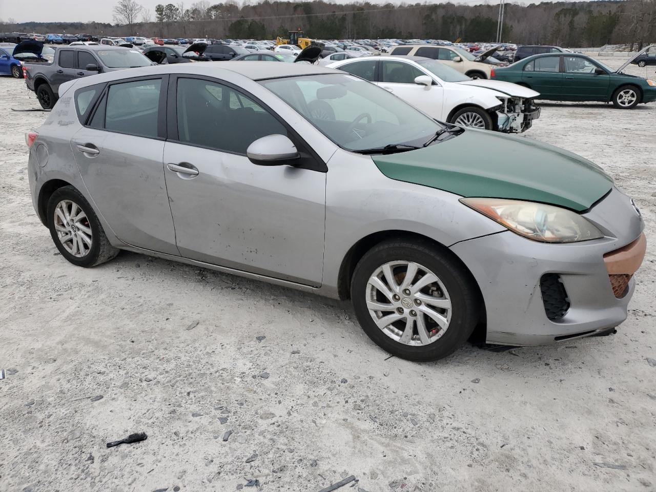 2012 Mazda 3 VIN JM1BL1L72C1588061 Copart auction photo, rear end / front end damage thumbnail 4