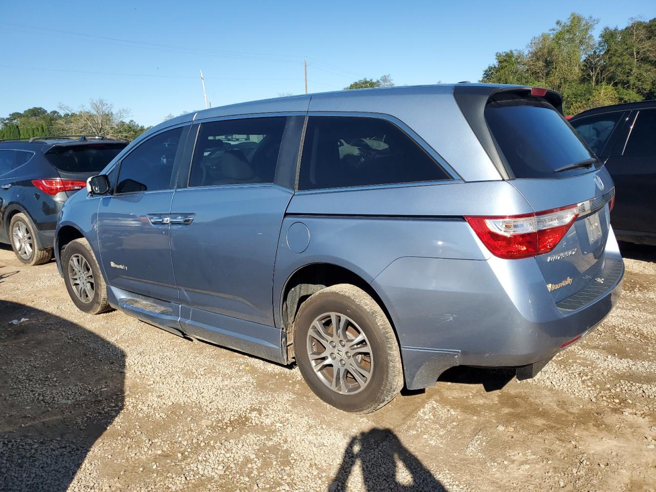 2013 Honda Odyssey VIN 5FNRL5H66DB062661 Copart auction photo, mechanical damage thumbnail 2