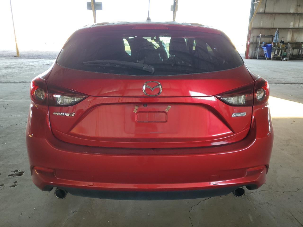 2017 Mazda 3 VIN JM1BN1K70H1126648 Copart auction photo, front end damage thumbnail 6