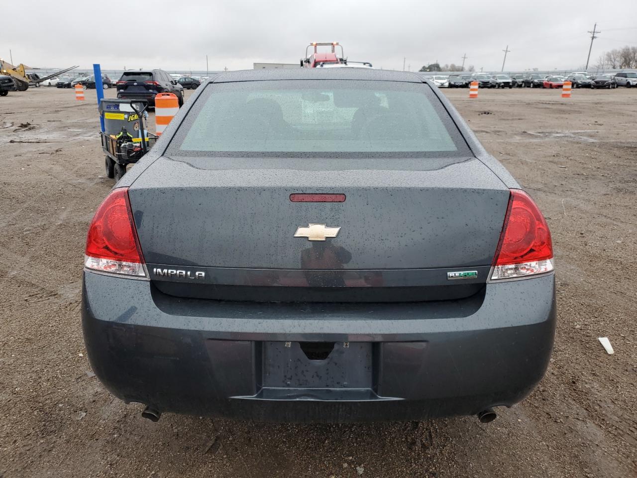 2013 Chevrolet Impala VIN 2G1WF5E35D1171001 Copart auction photo, front end / side damage thumbnail 6