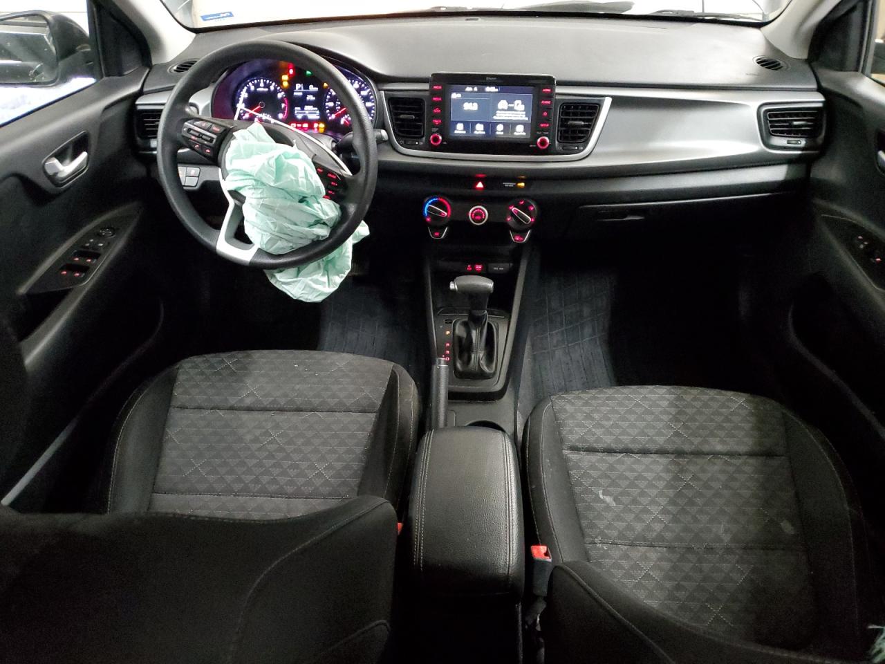2020 KIA Rio VIN 3KPA24AD2LE284685 Copart auction photo, all over / vandalism damage thumbnail 8