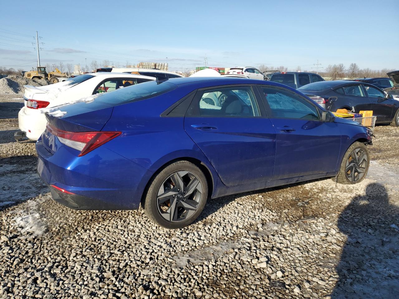 2023 Hyundai Elantra VIN KMHLS4AG8PU568859 Copart auction photo, front end damage thumbnail 3
