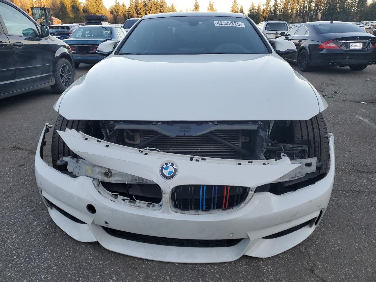 2014 BMW 4er VIN WBA3R1C51EK192330 Copart auction photo, front end damage thumbnail 5