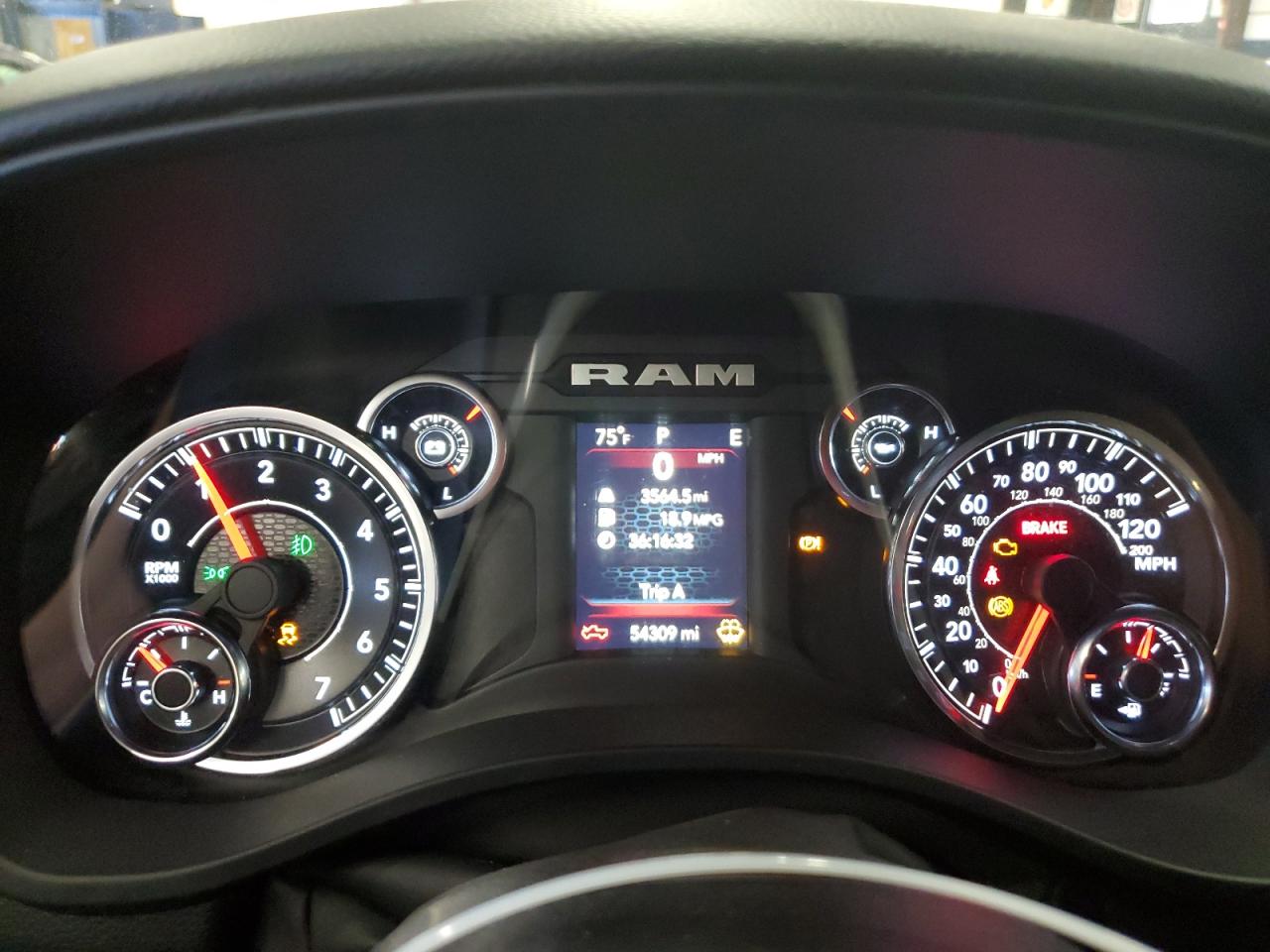 2022 RAM 1500 VIN 1C6RREBG7NN290694 Copart auction photo, front end / minor dent/scratches damage thumbnail 9