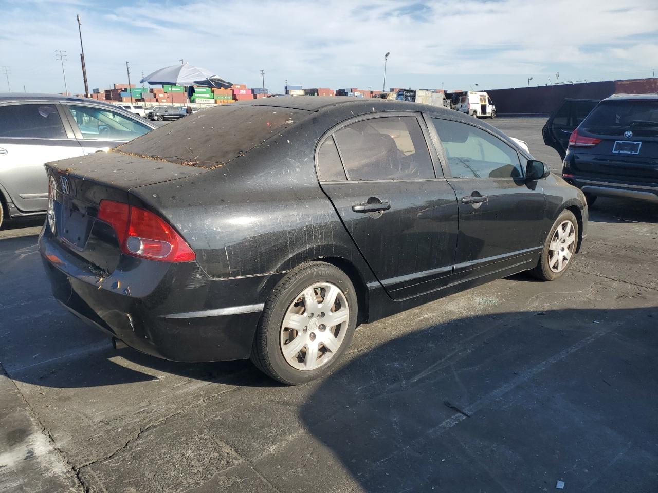 2008 Honda Civic VIN JHMFA16528S001827 Copart auction photo, minor dent/scratches damage thumbnail 3