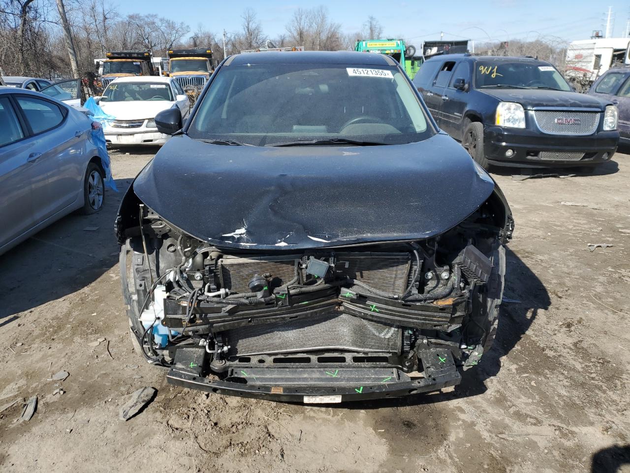 2021 Nissan Rogue VIN 5N1AT3BB6MC733052 Copart auction photo, front end damage thumbnail 5