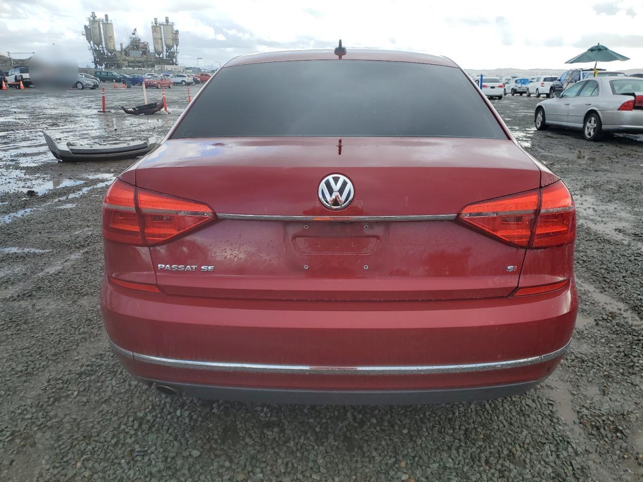 2016 Volkswagen Passat VIN 1VWBT7A36GC040252 Copart auction photo, front end damage thumbnail 6