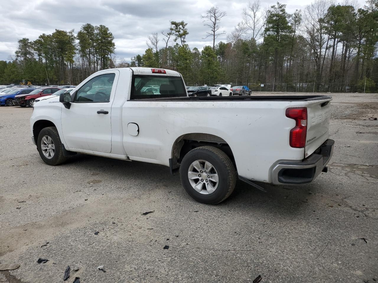 2022 Chevrolet Silverado VIN 3GCNAAED7NG558516 Copart auction photo, side / rear end damage thumbnail 2