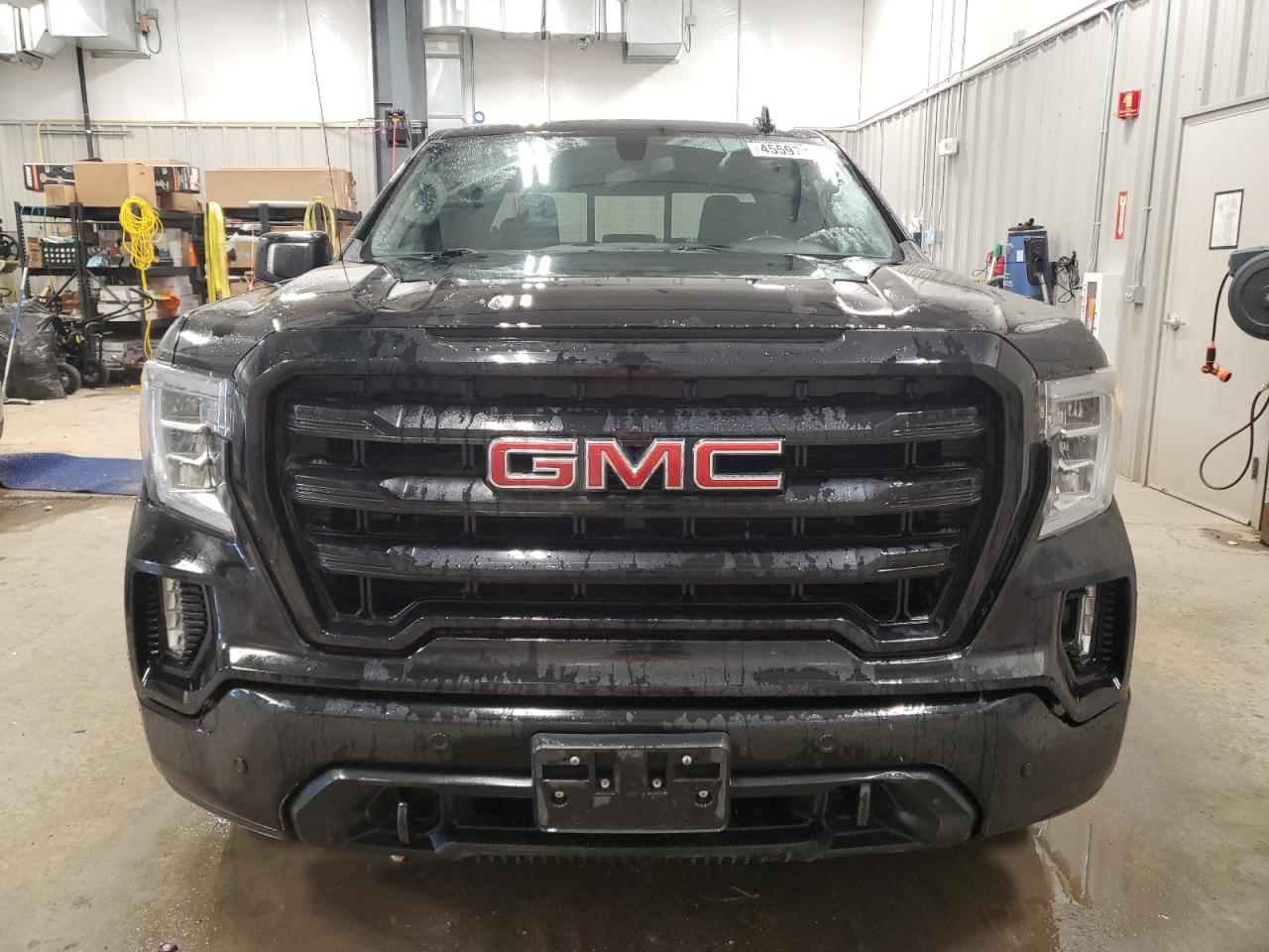 2021 GMC Sierra VIN 1GTV9CETXMZ197177 Copart auction photo, front end / side damage thumbnail 5