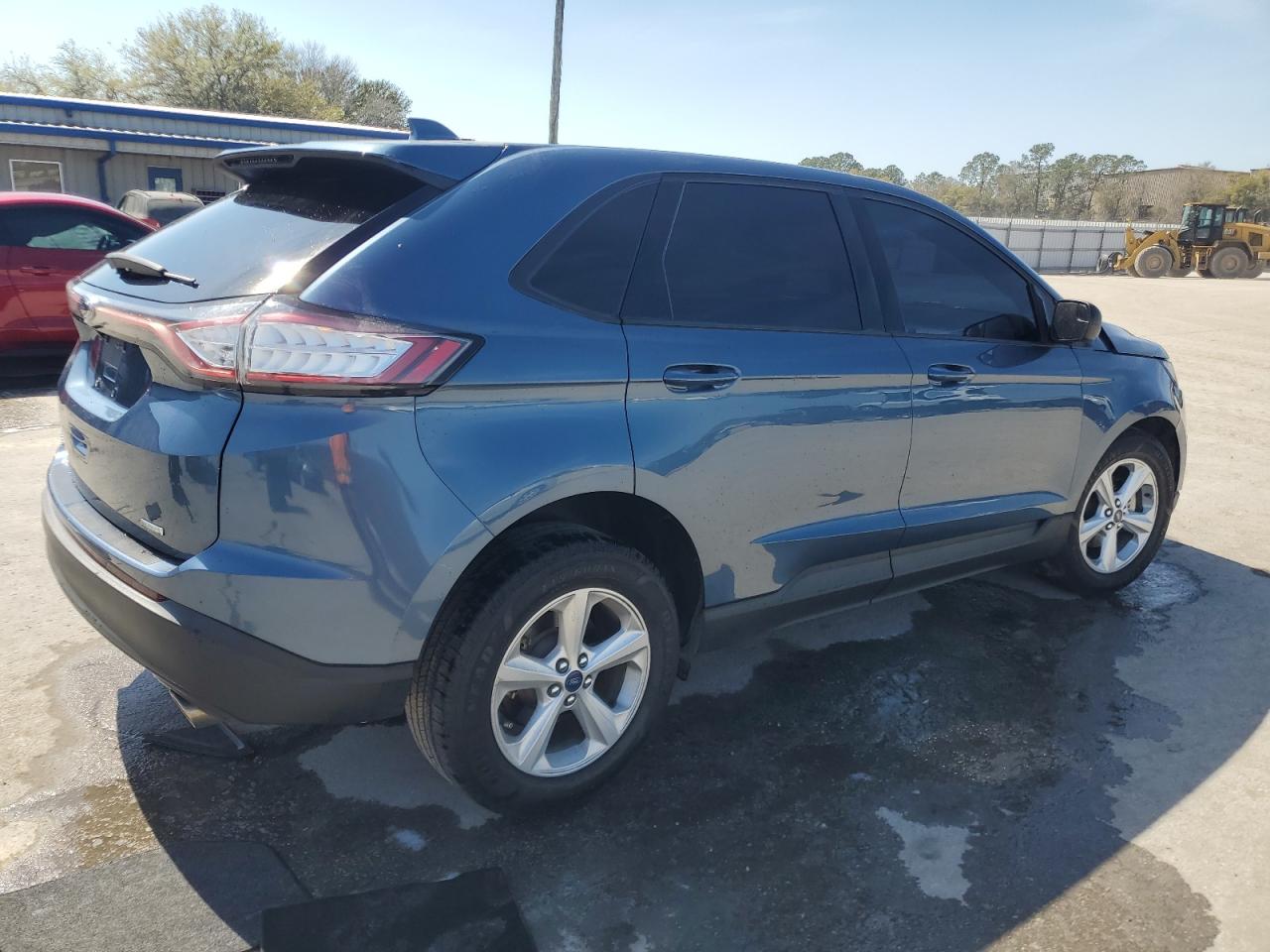 2018 Ford Edge VIN 2FMPK3G90JBB84706 Copart auction photo, front end / side damage thumbnail 3