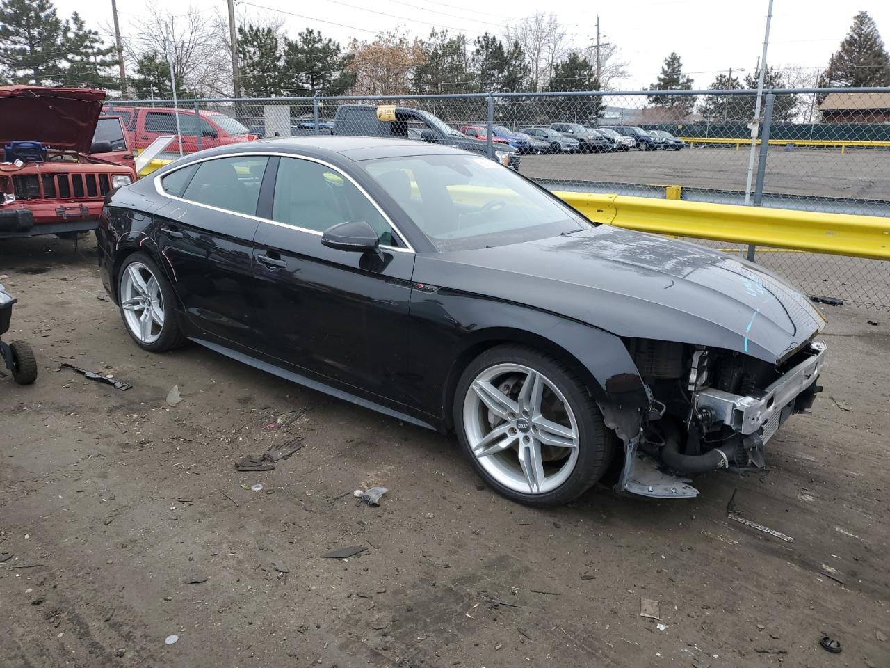 2018 Audi A5 VIN WAUFNCF52JA079440 Copart auction photo, frame damage / front end damage thumbnail 4