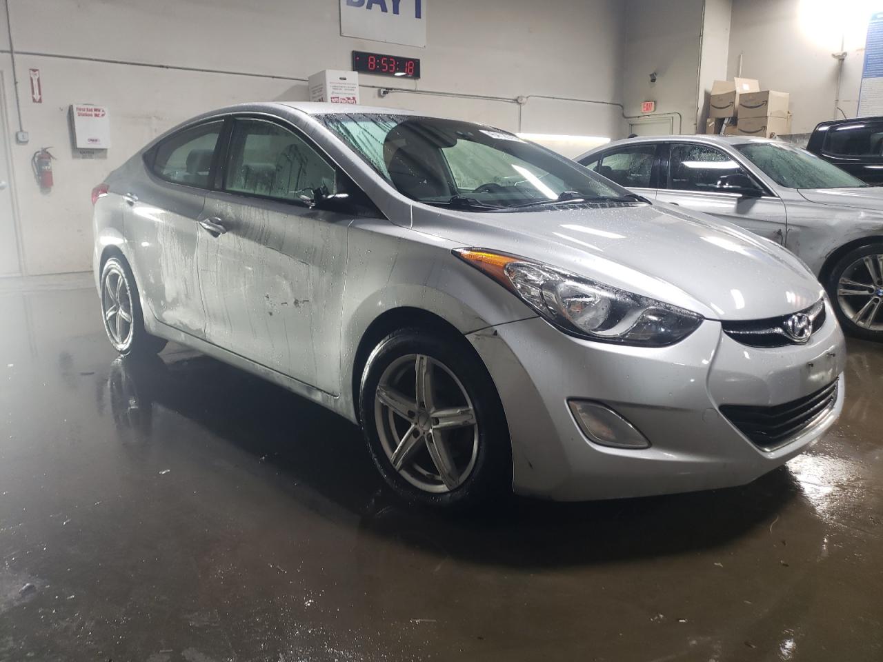 2013 Hyundai Elantra VIN 5NPDH4AE9DH441601 Copart auction photo, vandalism / side damage thumbnail 4