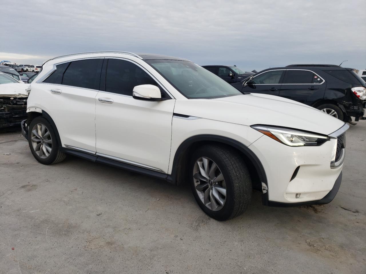 2019 Infiniti QX50 VIN 3PCAJ5M16KF148272 Copart auction photo, rear end damage thumbnail 4