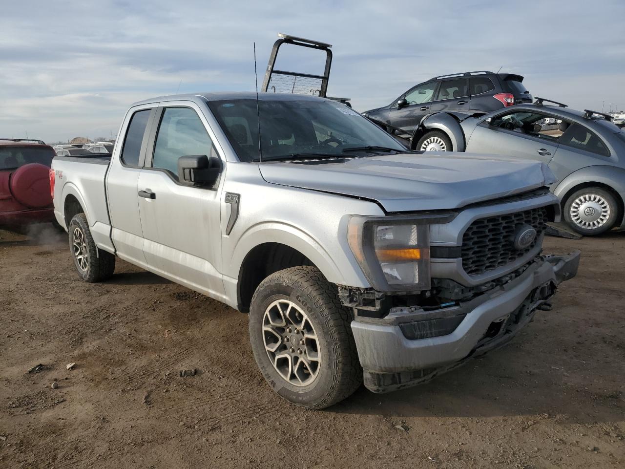 2023 Ford F-150 VIN 1FTEX1EP0PKF04463 Copart auction photo, front end damage thumbnail 4