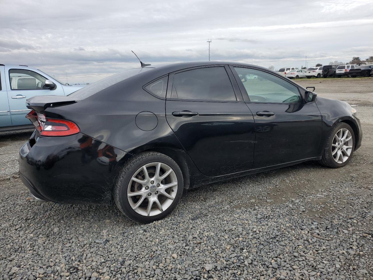 2013 Dodge Dart VIN 1C3CDFBA7DD123145 Copart auction photo, rear end / side damage thumbnail 3