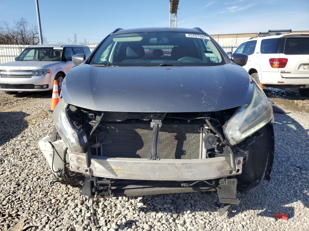 2018 Nissan Murano VIN 5N1AZ2MGXJN138528 Copart auction photo, front end damage thumbnail 5
