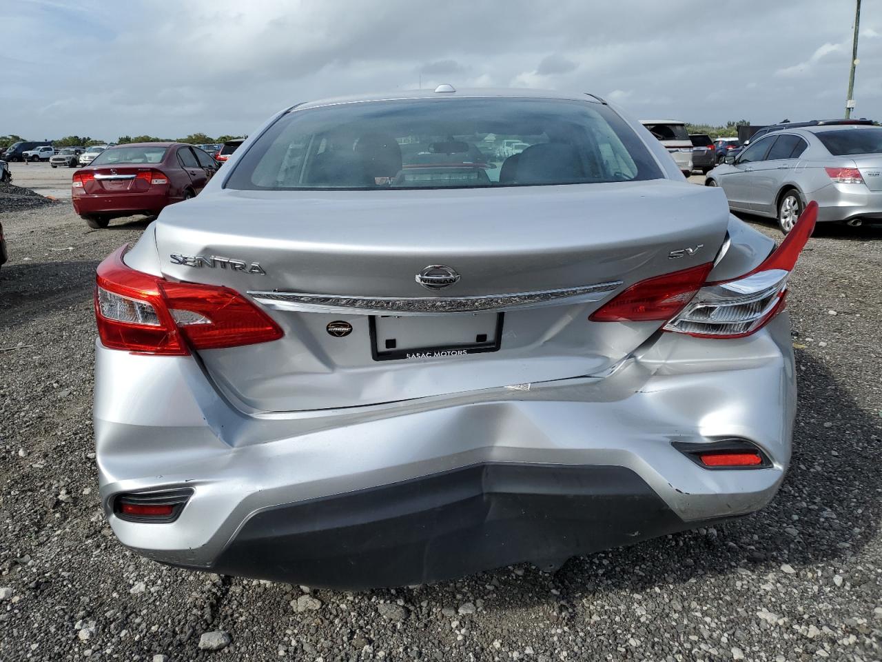 2019 Nissan Sentra VIN 3N1AB7AP0KY338173 Copart auction photo, all over damage thumbnail 6