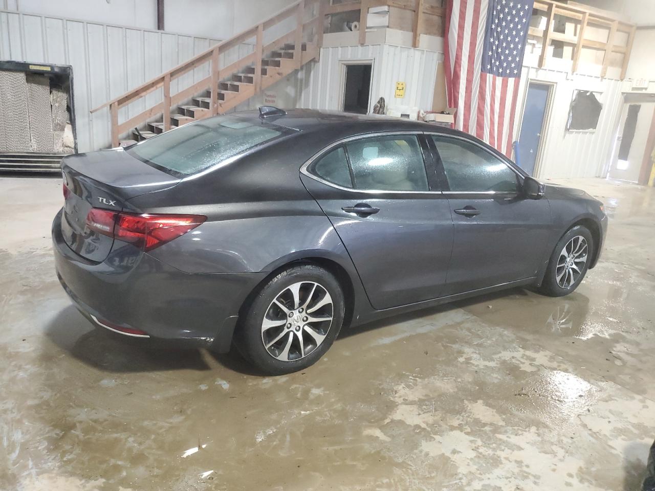 2015 Acura TLX VIN 19UUB1F33FA025708 Copart auction photo, side damage thumbnail 3