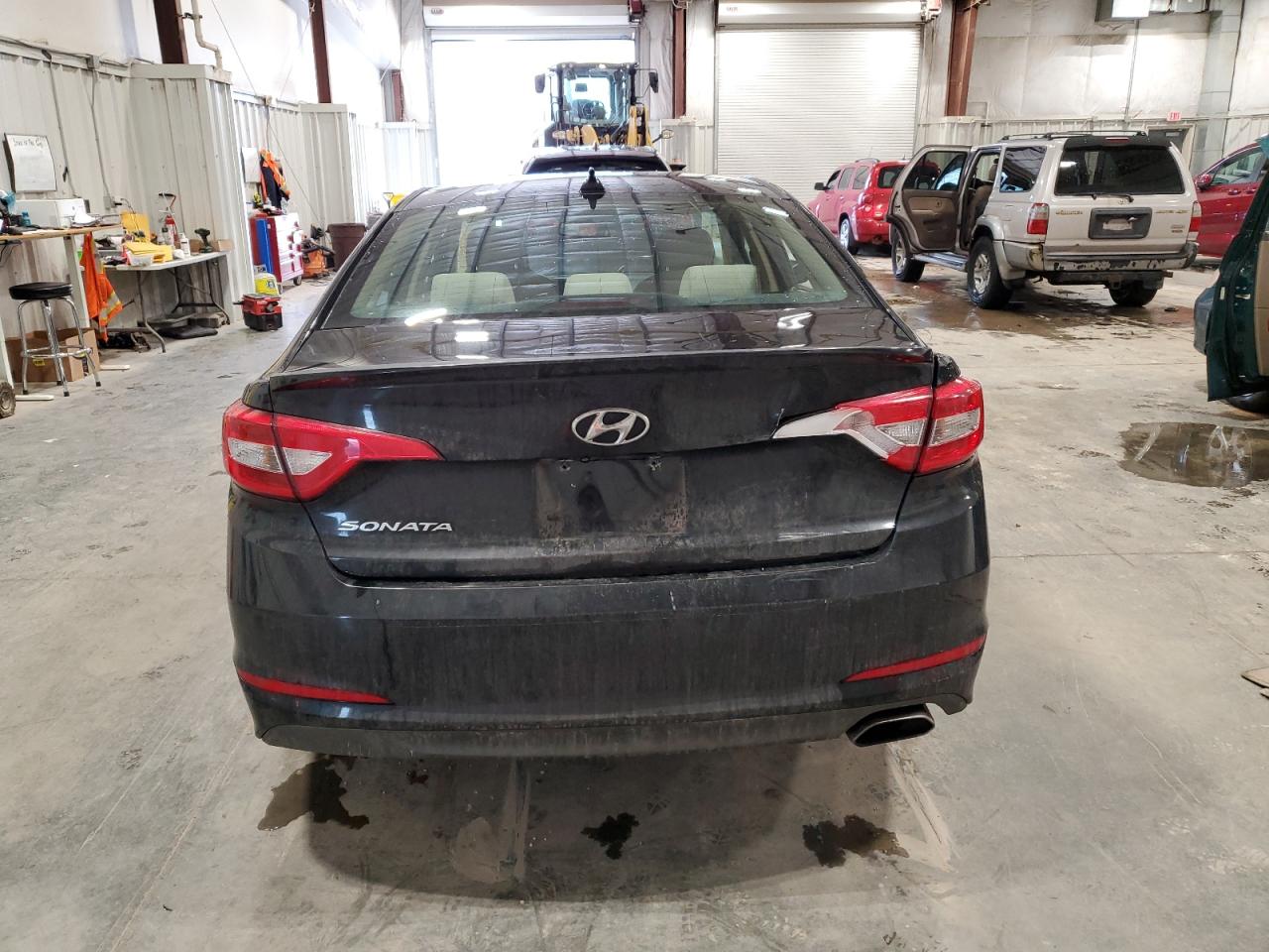 2016 Hyundai Sonata VIN 5NPE24AF7GH390571 Copart auction photo, all over damage thumbnail 6
