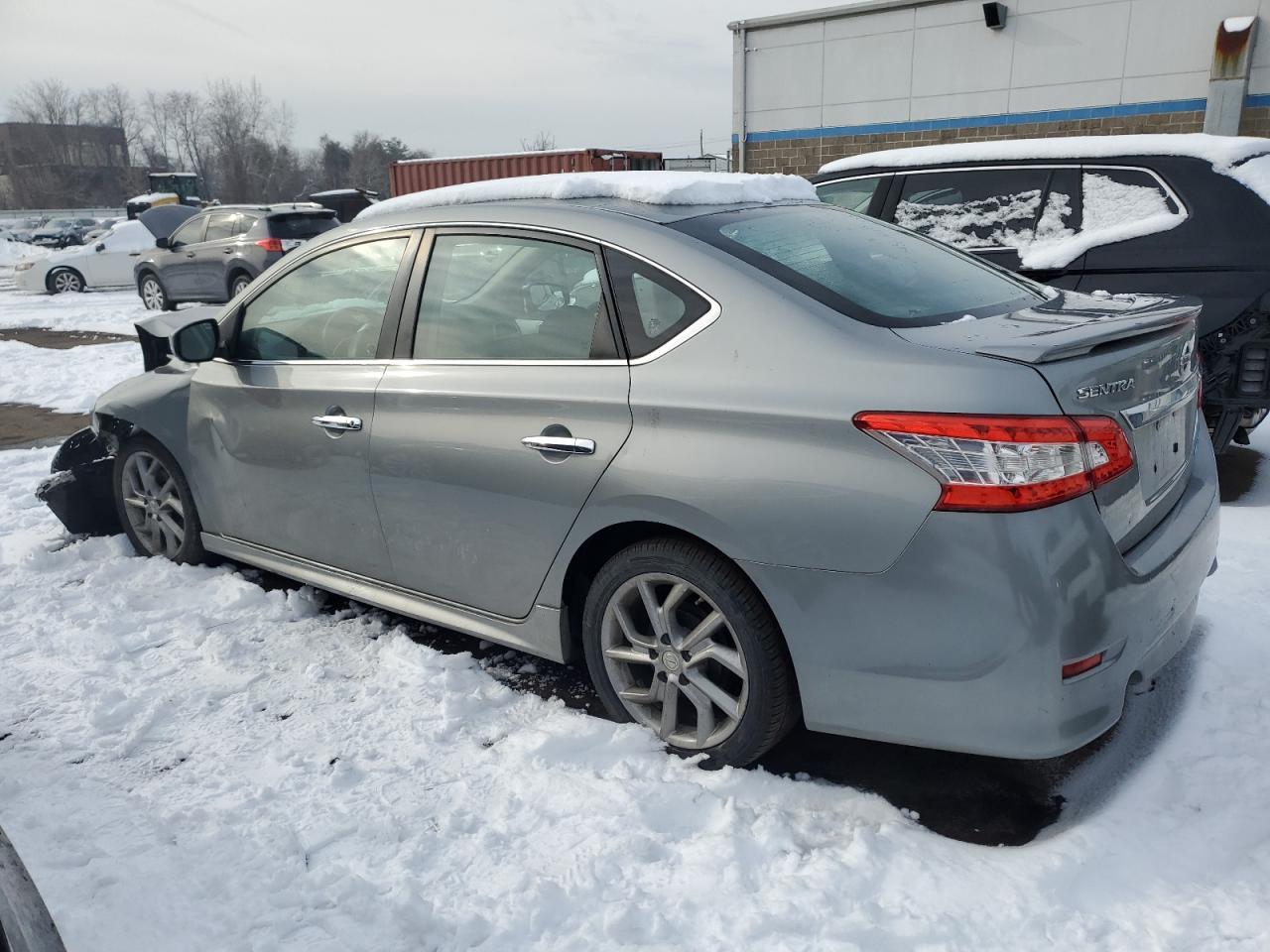 2014 Nissan Sentra VIN 3N1AB7AP6EL638270 Copart auction photo, front end damage thumbnail 2