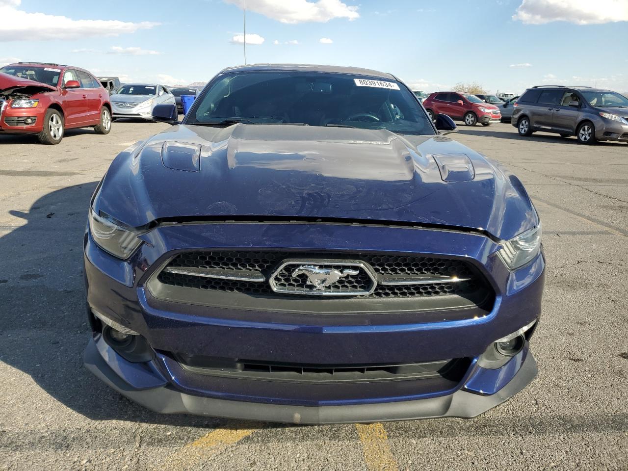 2015 Ford Mustang VIN 1FA6P8RF2F5501033 Copart auction photo, side damage thumbnail 5