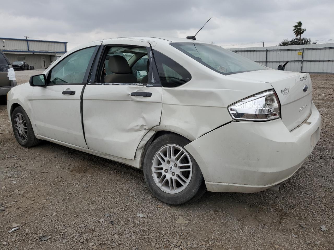 2010 Ford Focus VIN 1FAHP3FN8AW166354 Copart auction photo, side / rear end damage thumbnail 2