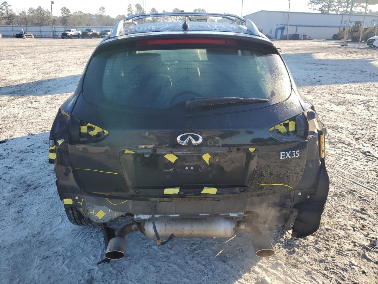 2012 Infiniti EX VIN JN1AJ0HR1CM450759 Copart auction photo, rear end damage thumbnail 6