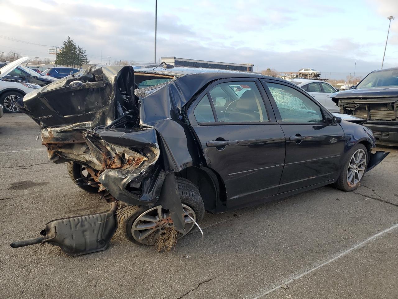 2009 Ford Fusion VIN 3FAHP07Z69R161040 Copart auction photo, all over / undercarriage damage thumbnail 3