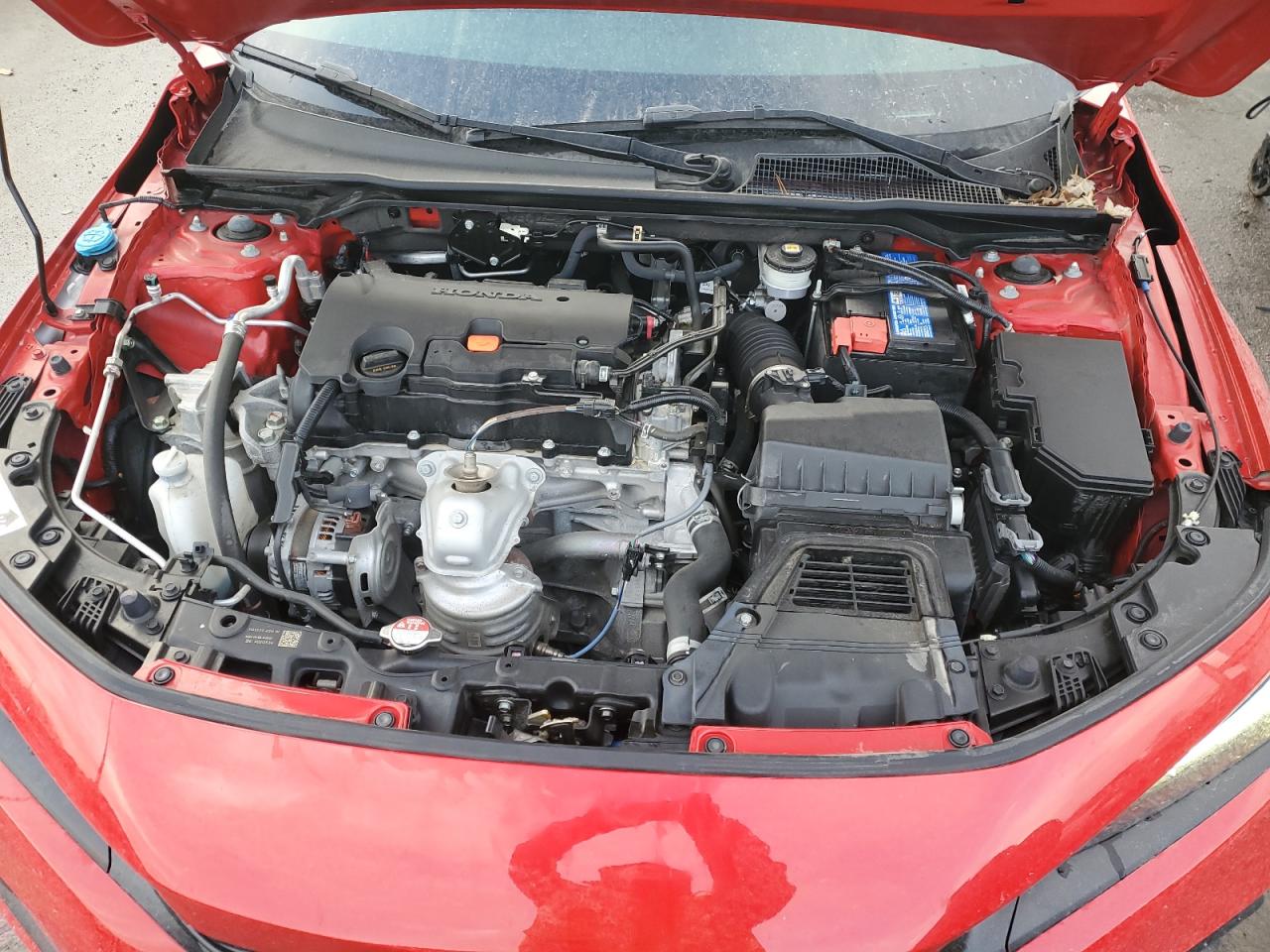2022 Honda Civic VIN 2HGFE2F2XNH595752 Copart auction photo, rear end damage thumbnail 11