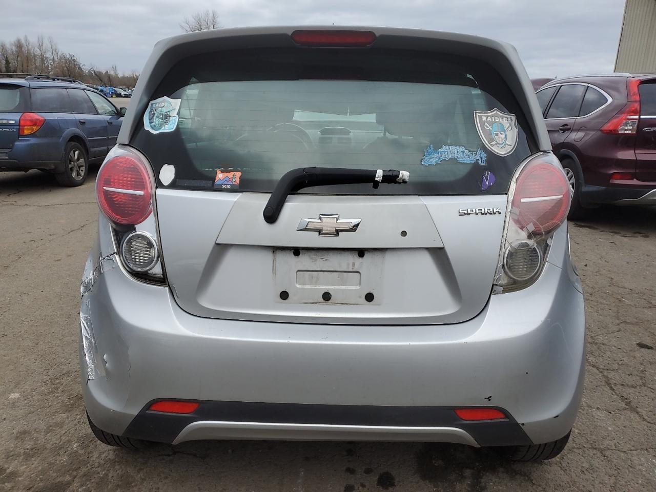 2015 Chevrolet Spark VIN KL8CD6S93FC742117 Copart auction photo, front end damage thumbnail 6