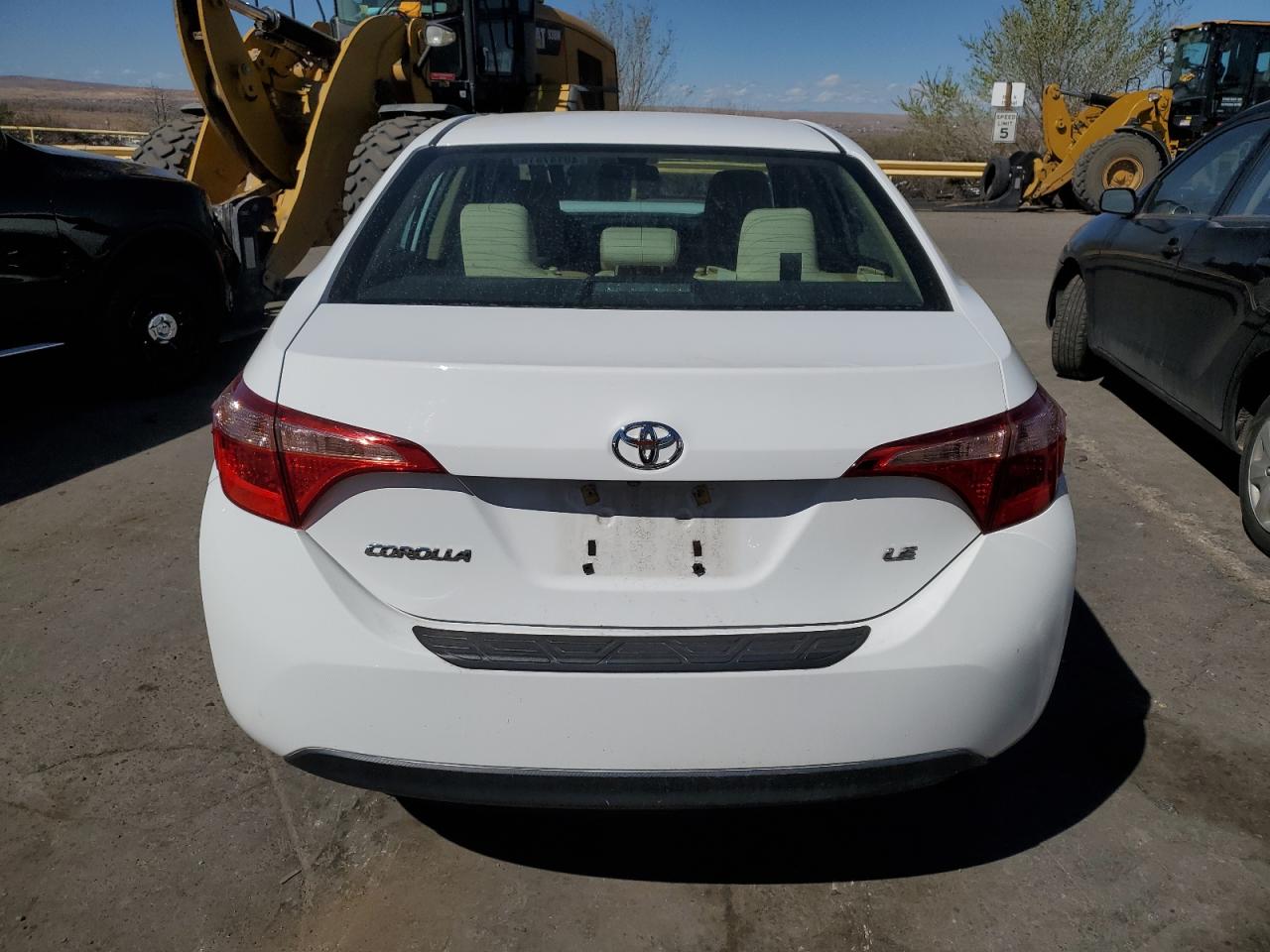 2017 Toyota Corolla VIN 2T1BURHE1HC853350 Copart auction photo, front end / side damage thumbnail 6
