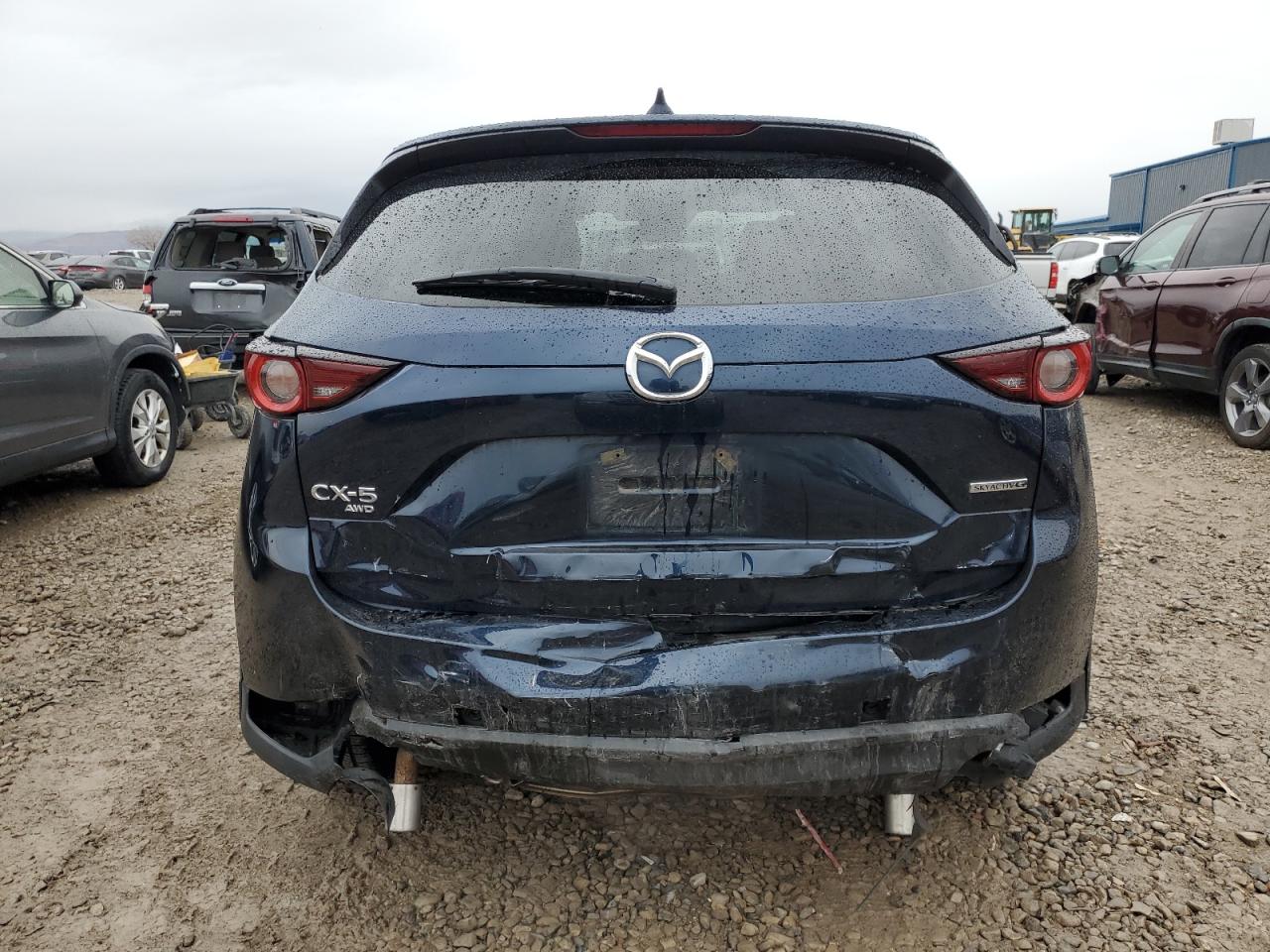 2021 Mazda CX-5 VIN JM3KFBCM6M0415824 Copart auction photo, front end / rear end damage thumbnail 6