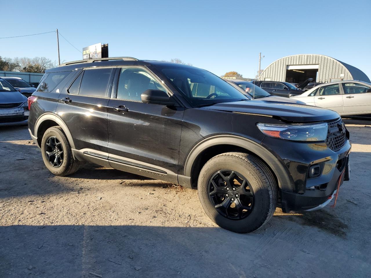 2021 Ford Explorer VIN 1FMSK8JH1MGC48465 Copart auction photo, front end damage thumbnail 4