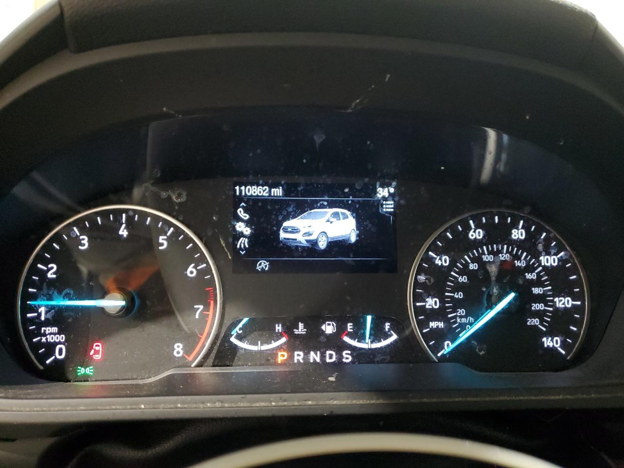 2019 Ford EcoSport VIN MAJ6S3GL4KC251259 Copart auction photo, front end / side damage thumbnail 9