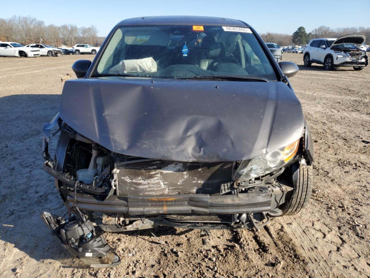 2016 Honda Odyssey VIN 5FNRL5H63GB022915 Copart auction photo, front end / minor dent/scratches damage thumbnail 5