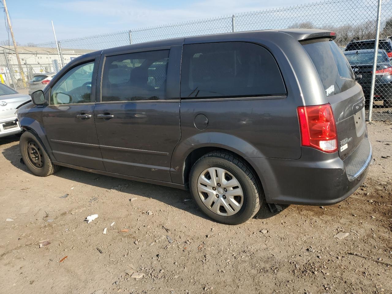 2016 Dodge Caravan VIN 2C4RDGBG9GR251517 Copart auction photo, front end / side damage thumbnail 2