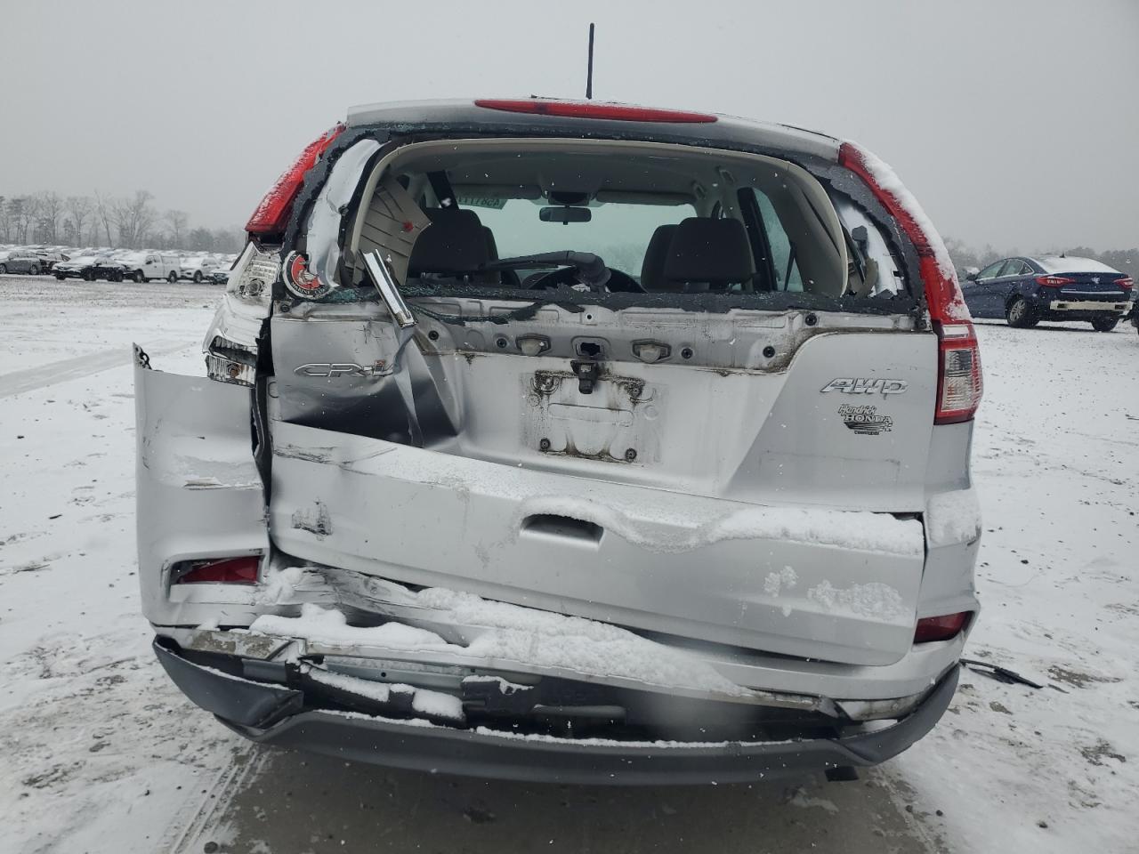 2016 Honda CR-V VIN 2HKRM4H3XGH694274 Copart auction photo, rear end / minor dent/scratches damage thumbnail 6