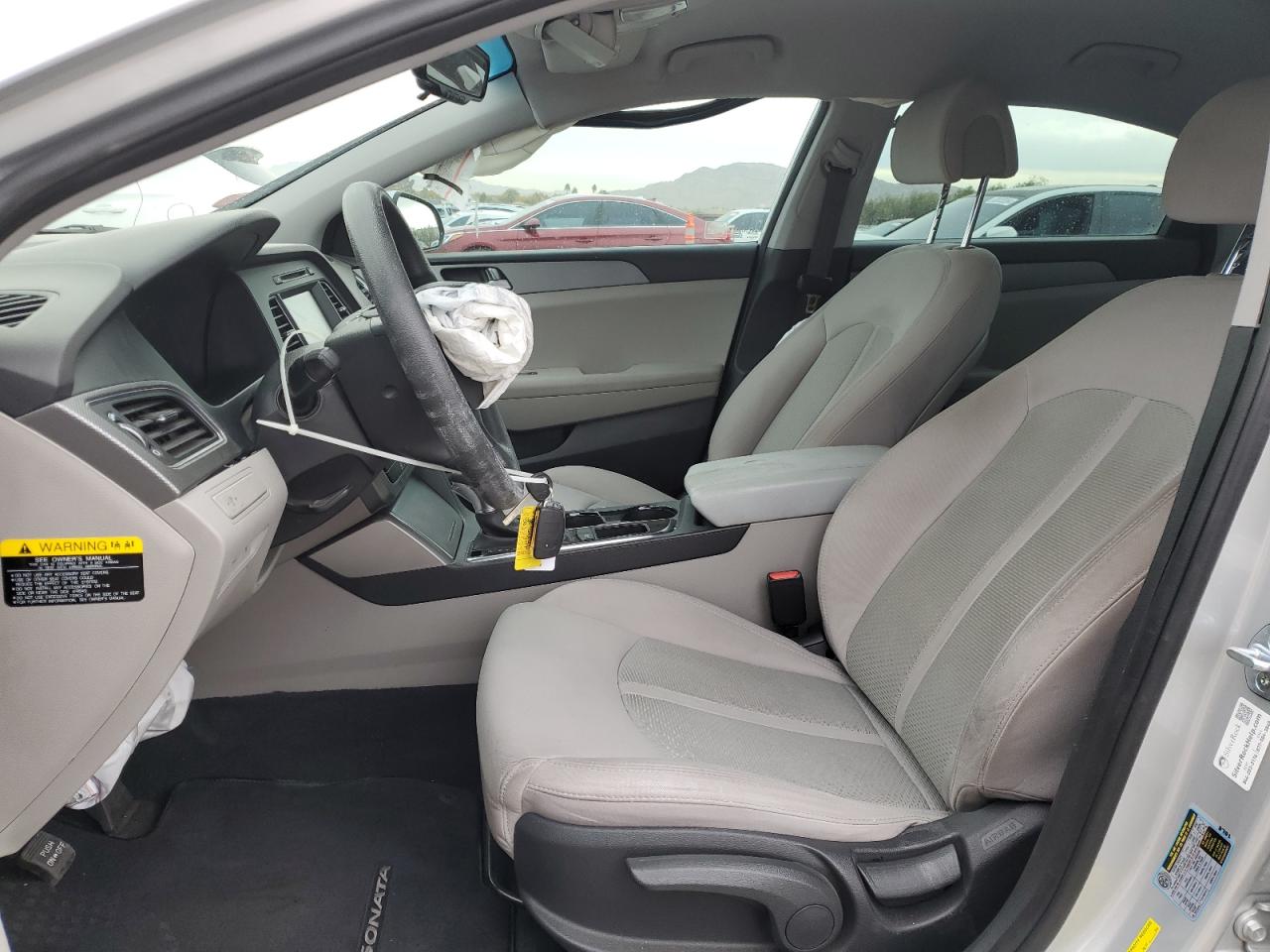2017 Hyundai Sonata VIN 5NPE24AF3HH564301 Copart auction photo, front end / side damage thumbnail 7