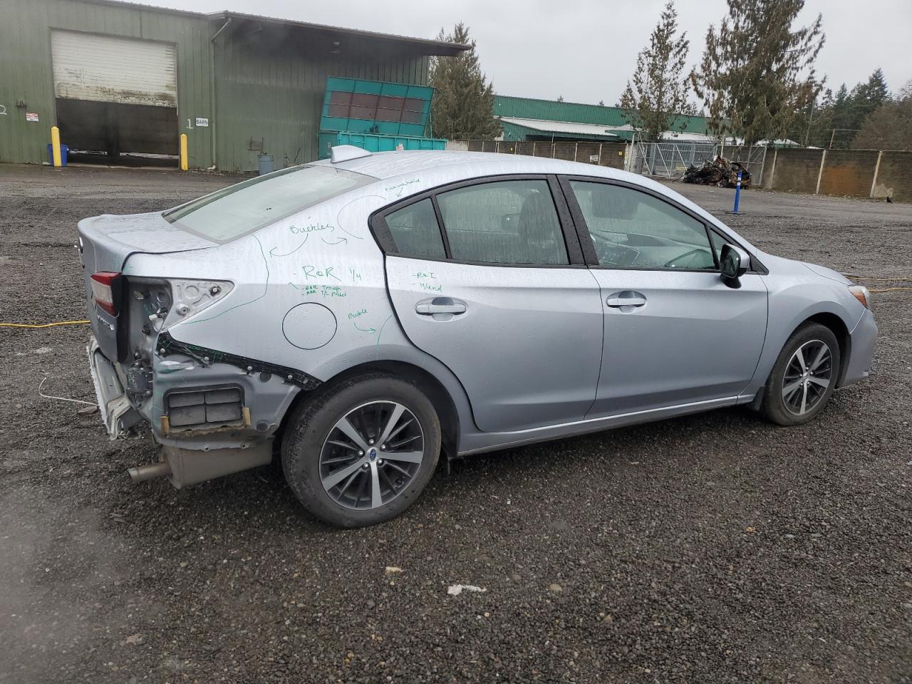 2019 Subaru Impreza VIN 4S3GKAD66K3608121 Copart auction photo, rear end damage thumbnail 3