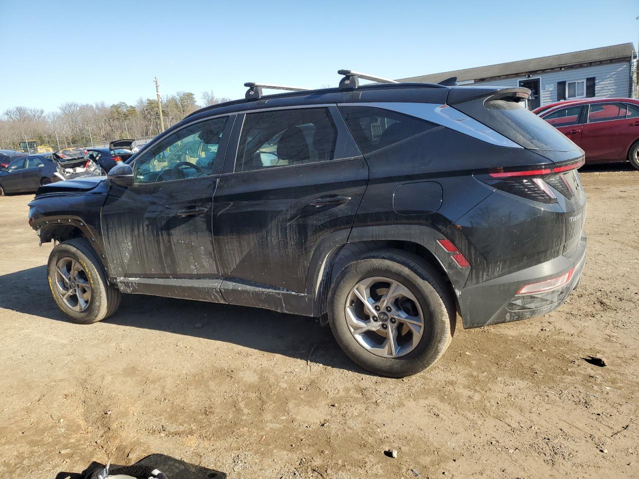 2023 Hyundai Tucson VIN KM8JBCAE1PU199911 Copart auction photo, front end / minor dent/scratches damage thumbnail 2