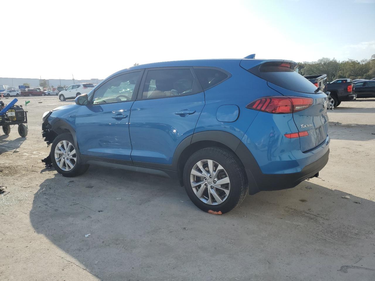2020 Hyundai Tucson VIN KM8J2CA40LU219230 Copart auction photo, front end / side damage thumbnail 2